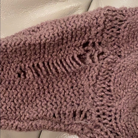 Free people Easy Cable V Neck Sweater in Mushroom - Picture 8 of 8